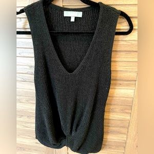 Sleeveless sweater knit top size XS